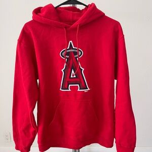 Los Angeles Angels Red Pullover Hoodie